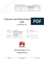 W-Handover and Call Drop Problem Optimization Guide: Huawei Technologies Co., Ltd. All Rights Reserved