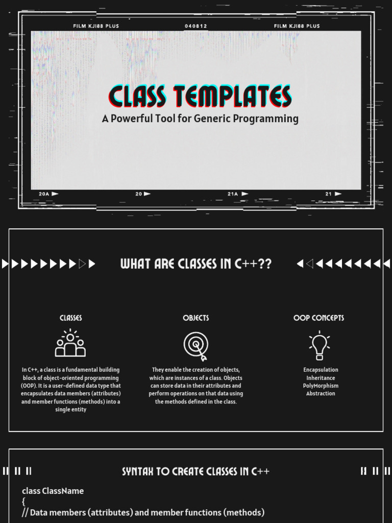 C++ Class Templates Explained | PDF | Class (Computer Programming ...