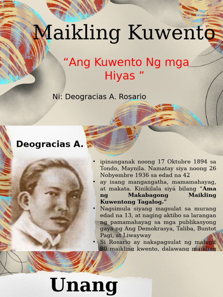 Maikling Kuwento Fil3 | PDF