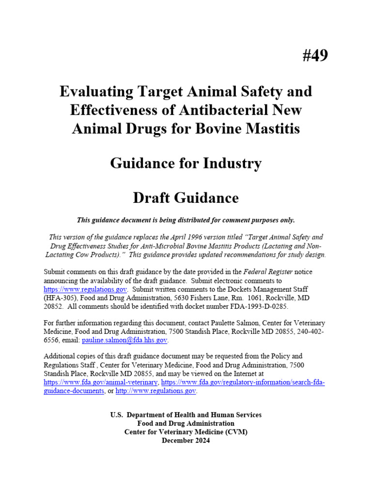 Bovine Mastitis Drug Safety Guidelines | PDF | Dairy Cattle | Cattle