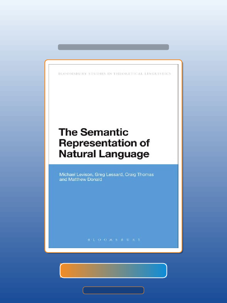 Test Bank for the Semantic Representation of Natural Language | PDF ...
