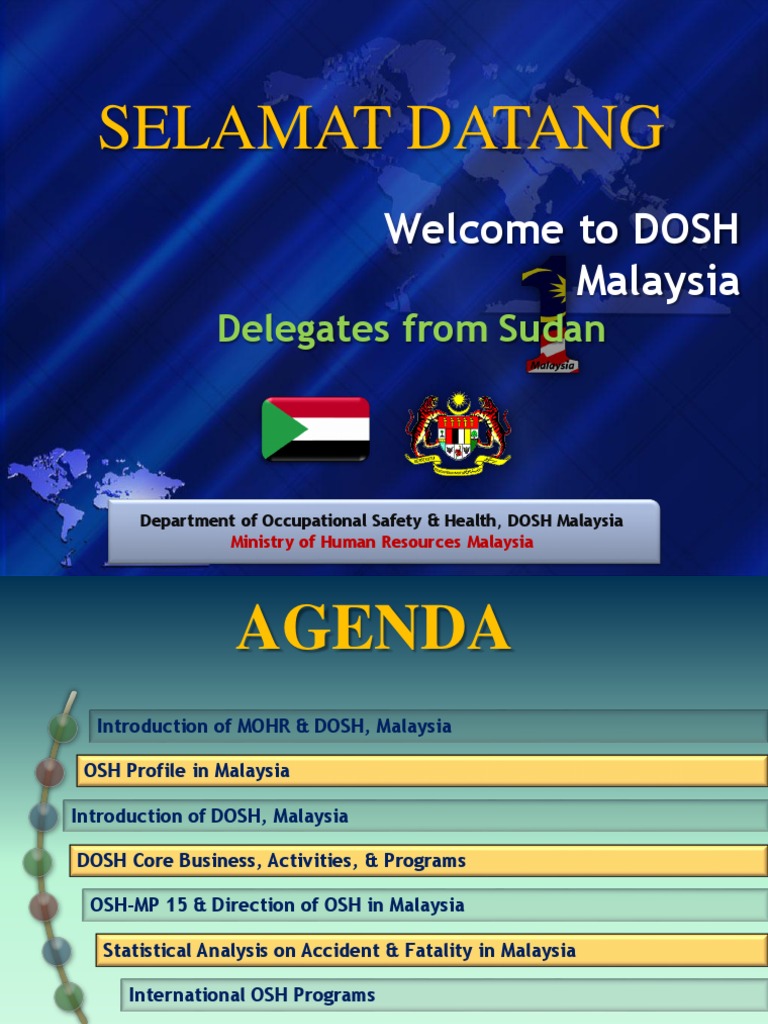 Overview of DOSH Malaysia Functions | PDF | Occupational Safety And ...