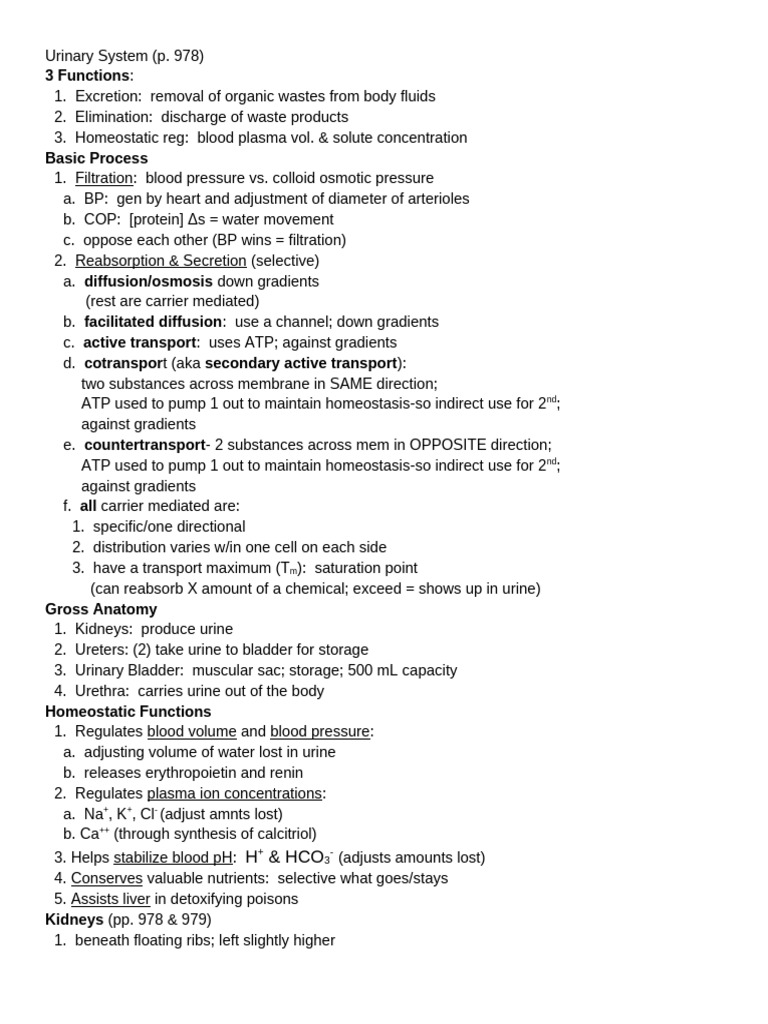 18 Urinary System 11th edition | PDF | Angiotensin | Kidney
