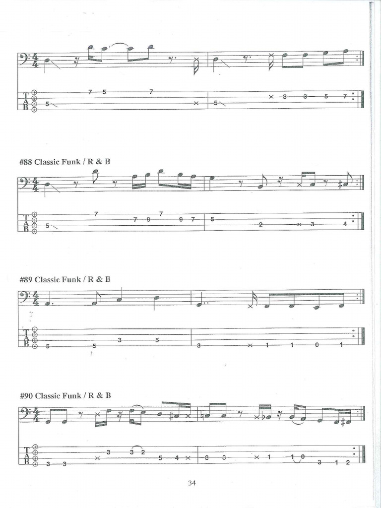 Bass Riffs 3 | PDF
