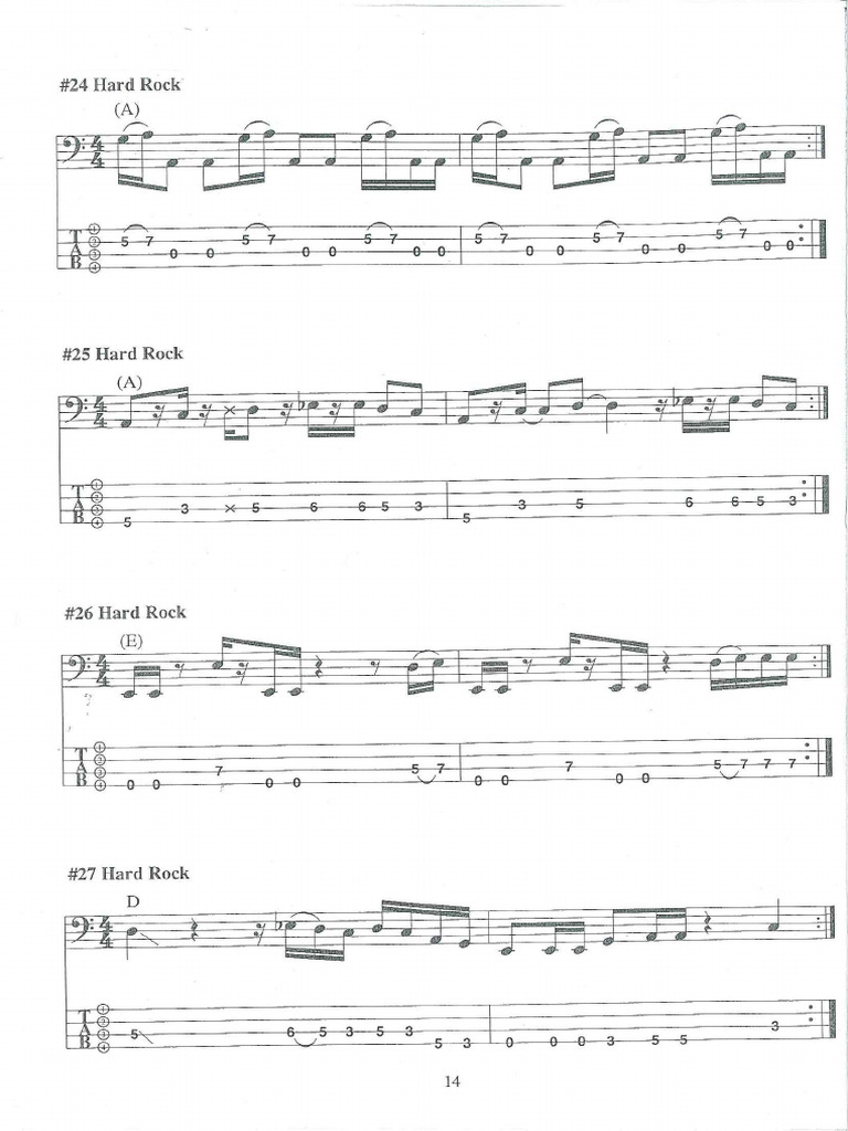 bass riff 2 | PDF