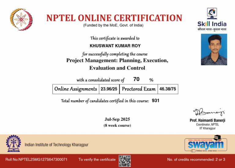 Project Management - Planning, Execution, Evaluation and Control | PDF