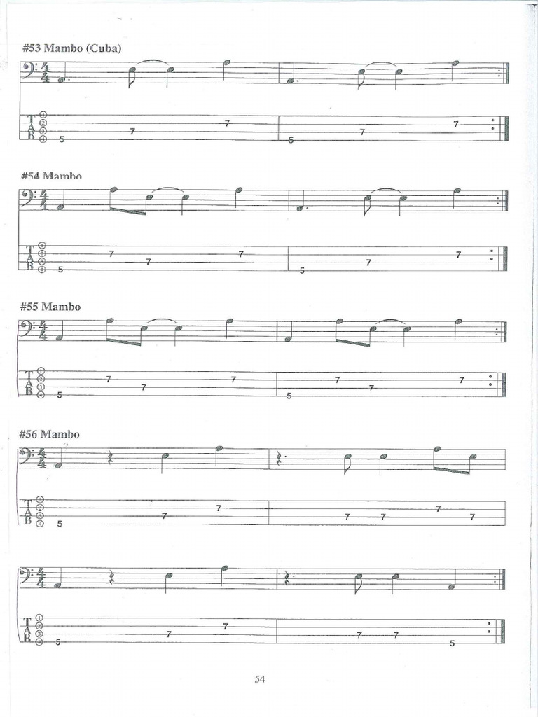 Bass Riffs 5 | PDF