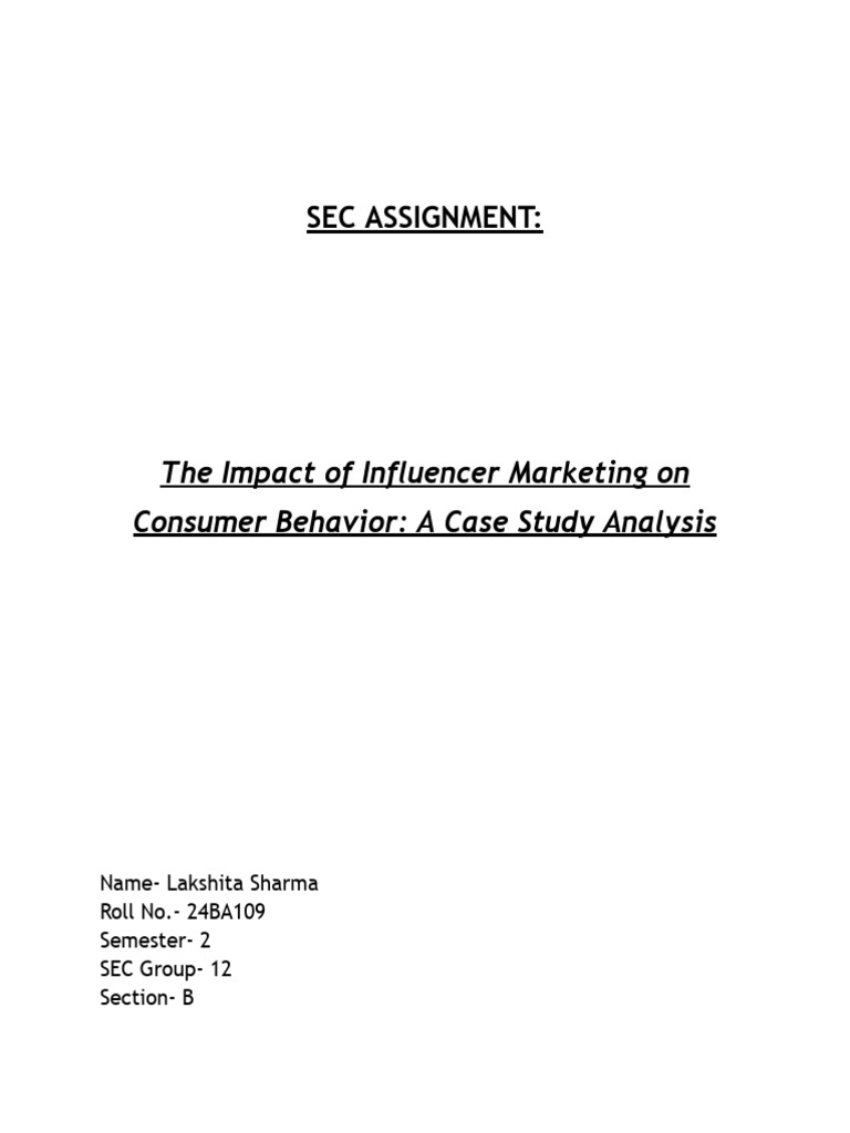 24BA109 SEC12 Assignment | PDF | Brand | Advertising