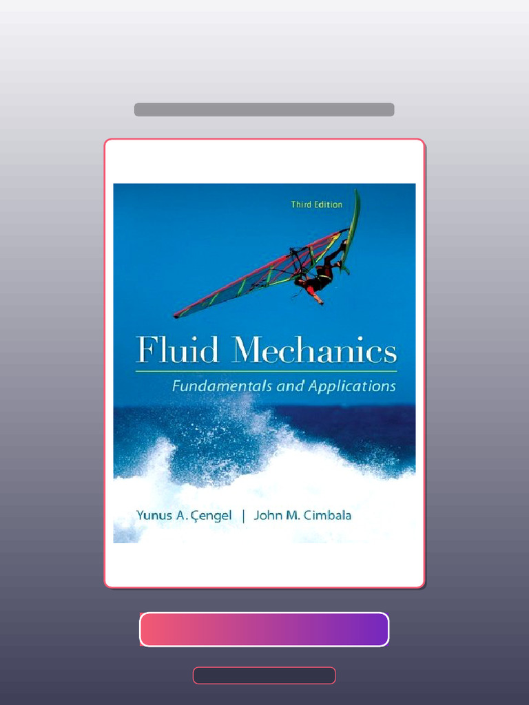 Fluid Mechanics Fundamentals and Applications Cengel 3rd Edition Ebook ...
