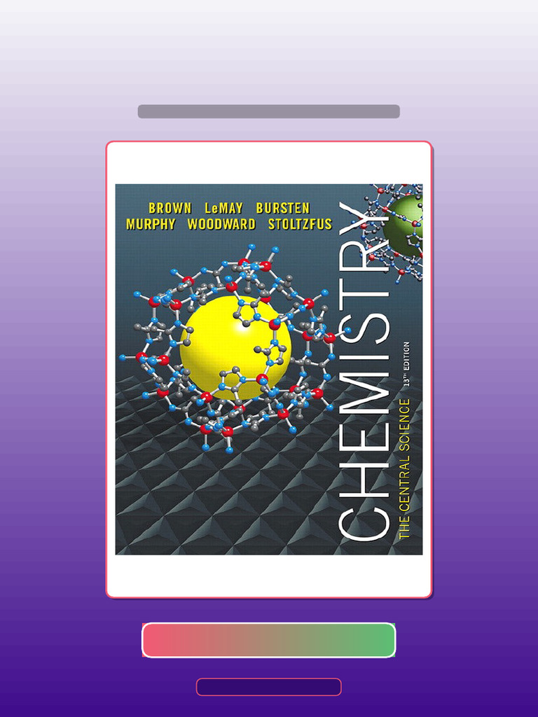 Chemistry The Central Science 13E 13th Edition Ebook and TestBank ...