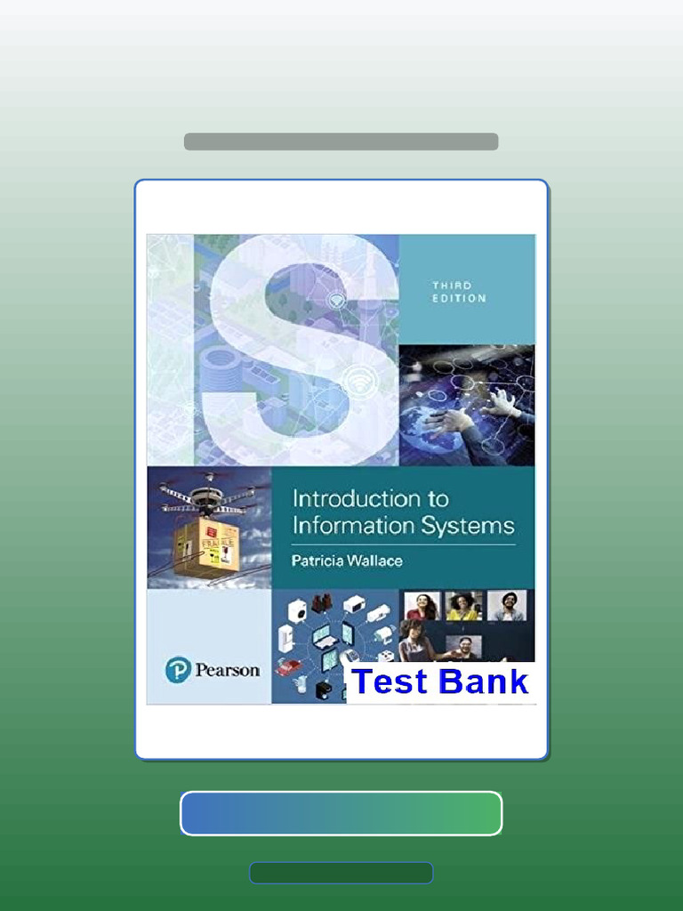Test Bank For Introduction To Information Systems People Technology and ...