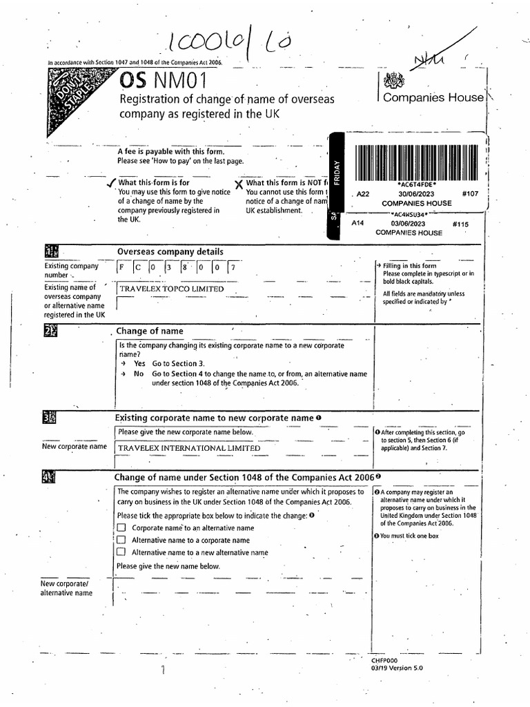 Companies House Document 3 | PDF