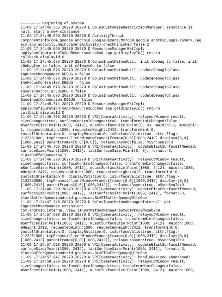Camera Activity Log Analysis | PDF | Computing | Software
