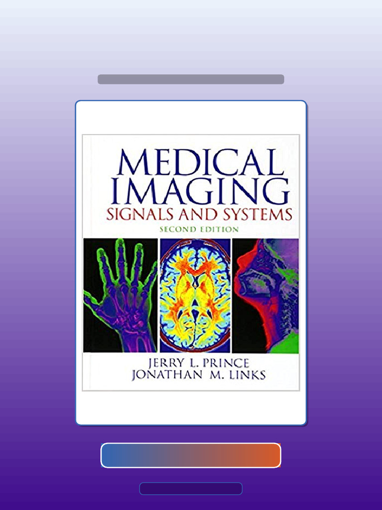 Medical Imaging Signals and Systems 2nd Edition by Jerry L Prince eBook ...