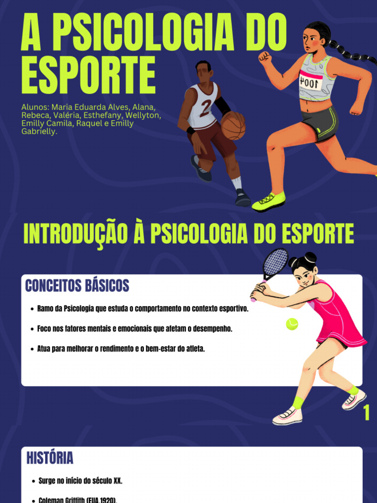 A Psicologia Do Esporte!!!!!!!!!!!!!!!!!! | PDF