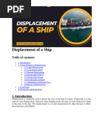 TPC Calculation for Ship Stability | PDF | Buoyancy | Density