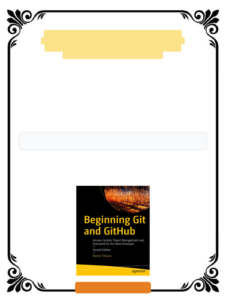 Beginning Git and GitHub: Version Control, Project Management and ...