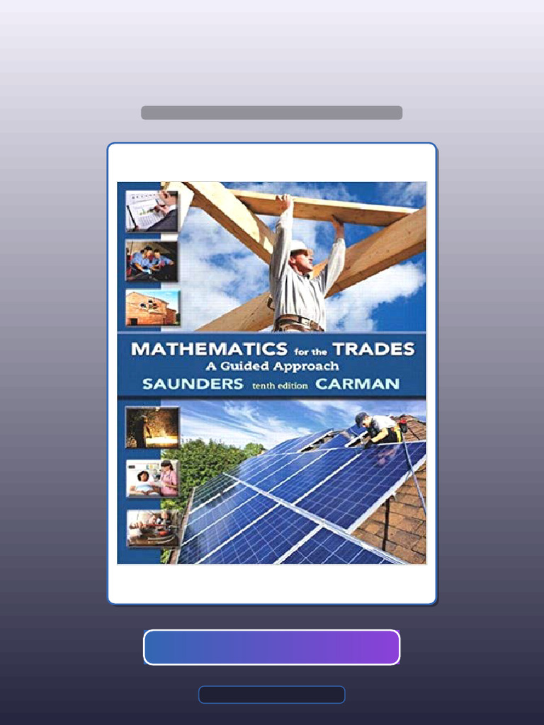 Mathematics For The Trades A Guided Approach 10th Edition by Robert A ...