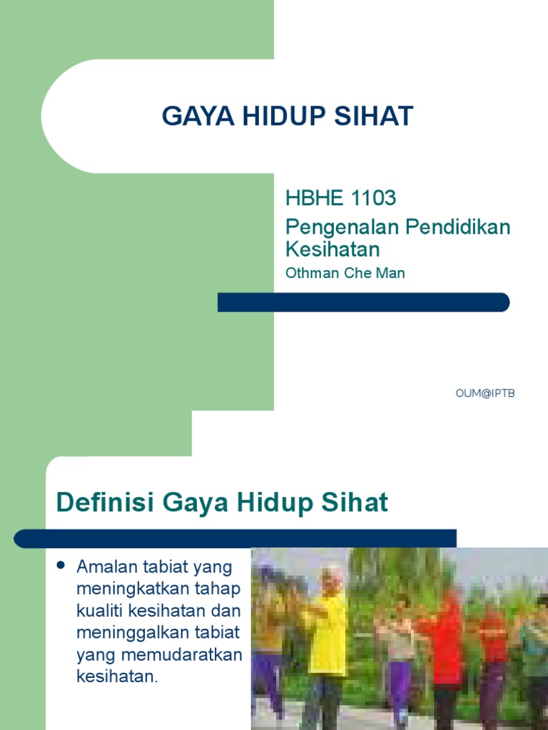 Topik 6 Gaya Hidup Sihat Pdf