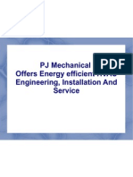 PJ Mechanical Offers Energy Efficient HVAC Engineering, Installation and Service