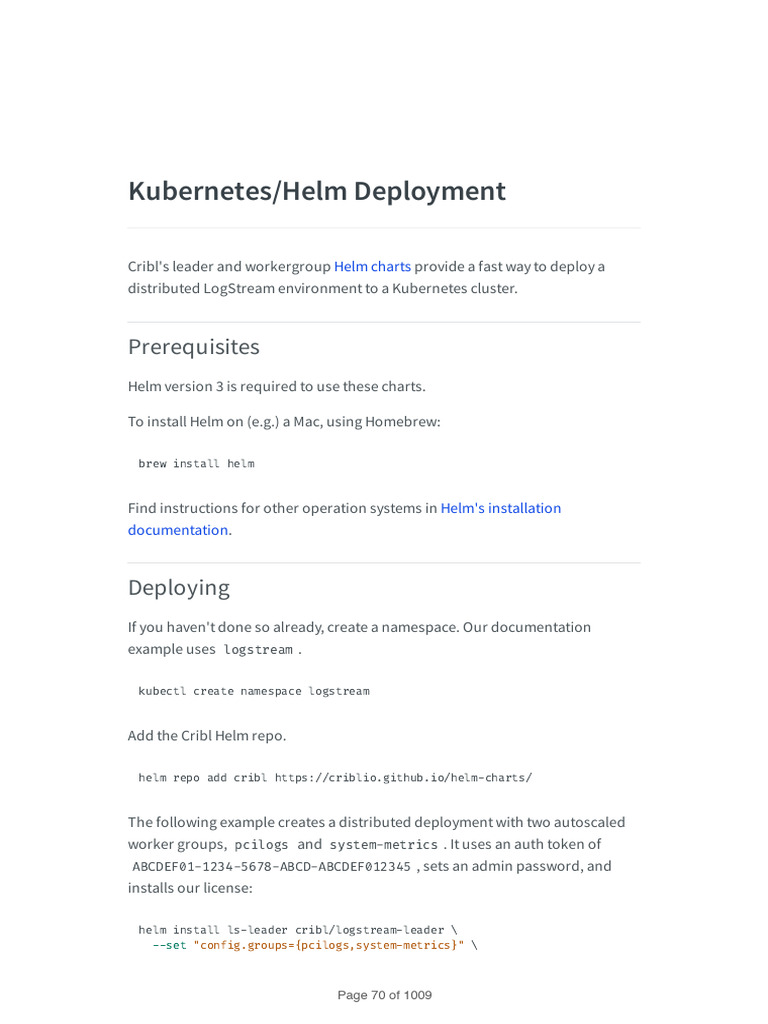 Cribl Docs 3.1 2021081021390887 | PDF | Software Architecture ...