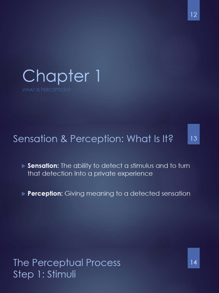 Understanding Sensation and Perception | PDF | Perception | Senses
