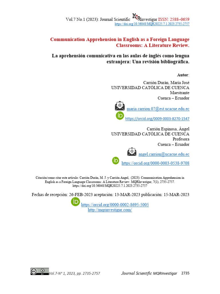 V 7 1 Art 2735 | PDF | Humanistic Psychology | Anxiety