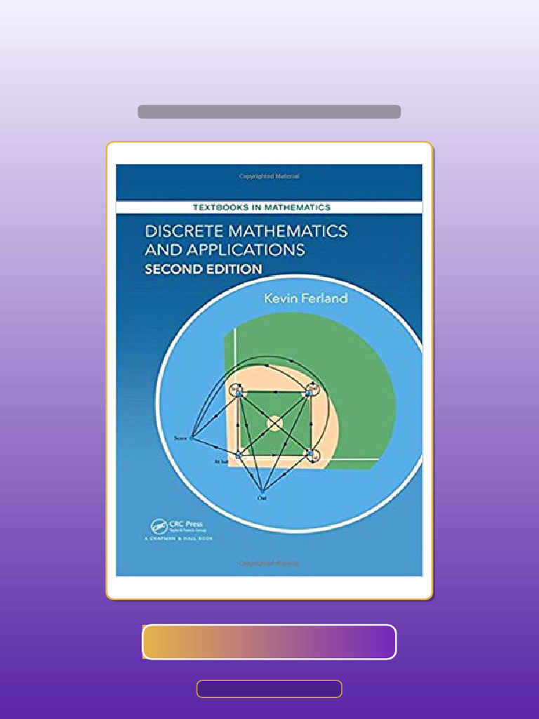 Discrete Mathematics and Applications 2nd Ferland Ebook and TestBank ...
