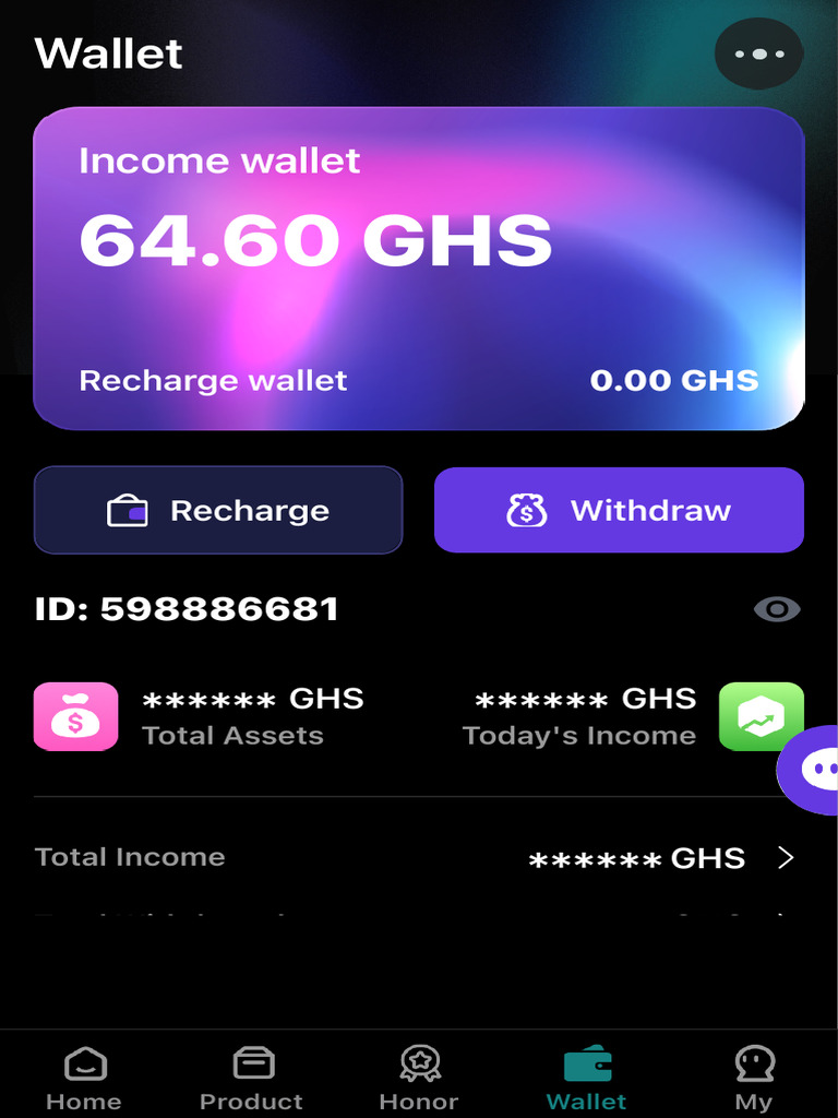 Income and Recharge Wallet Overview | PDF