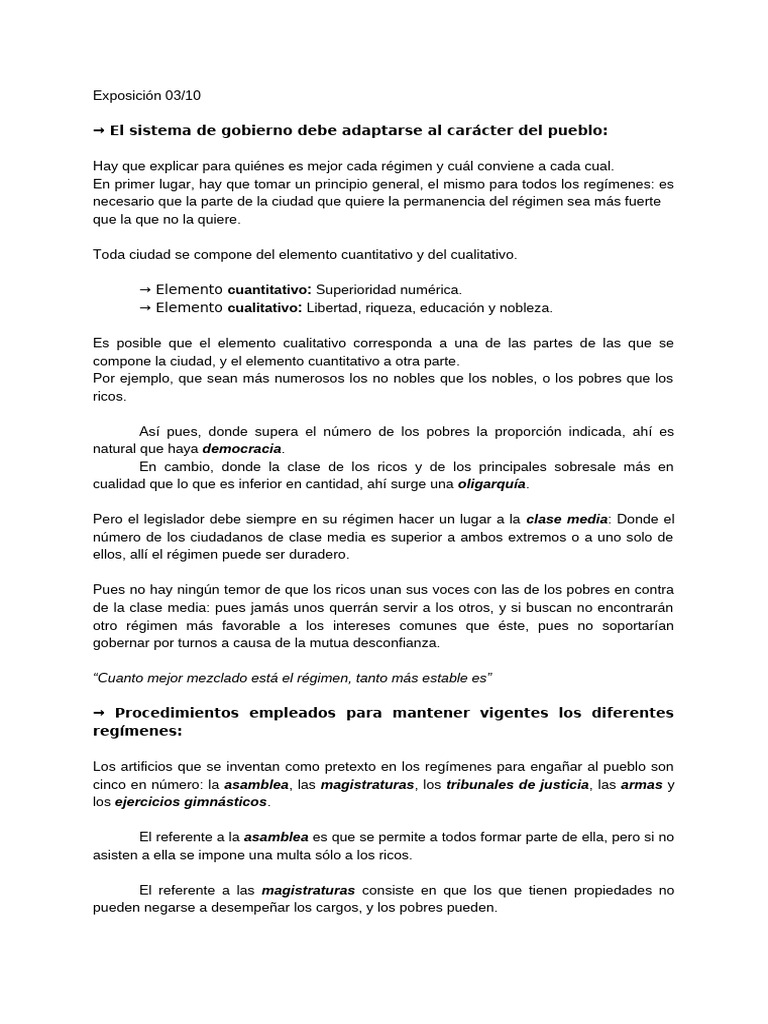 Exposición 03 - 10 | PDF | Democracia | Ideologías políticas