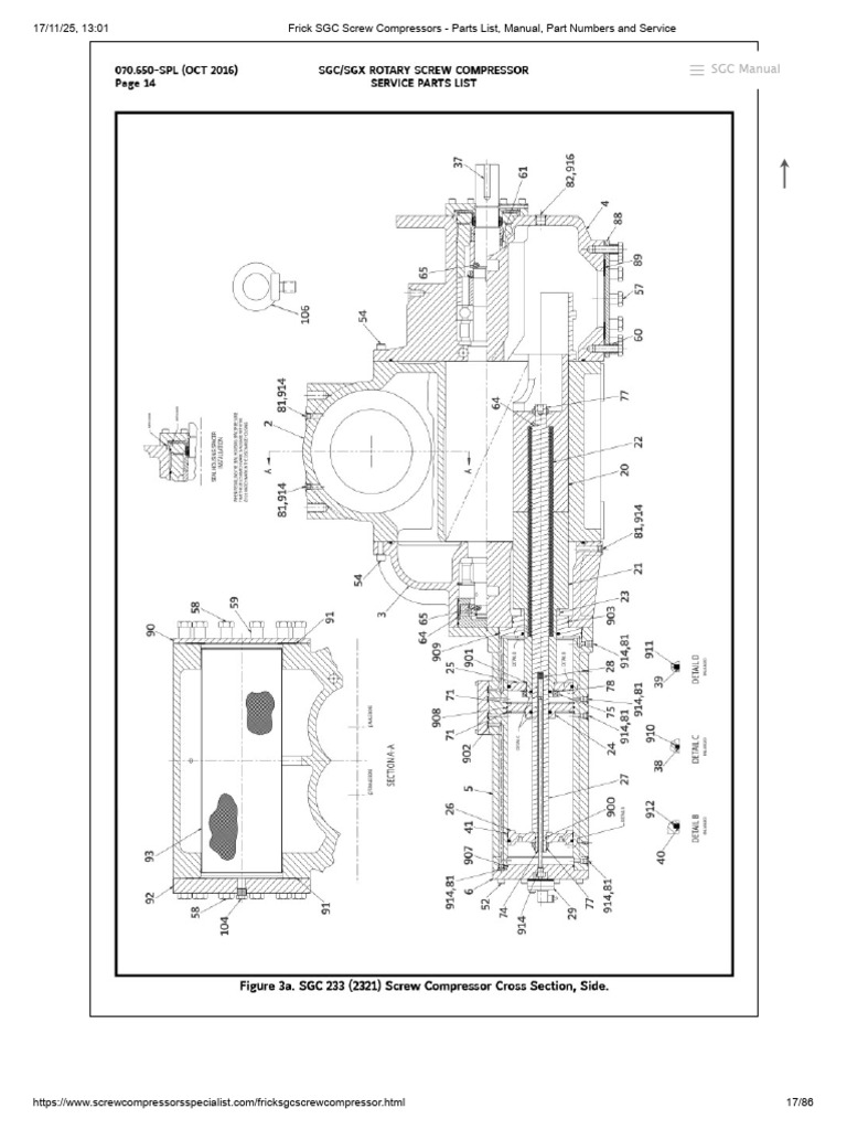 Frick SGC Screw Compressor Manual | PDF