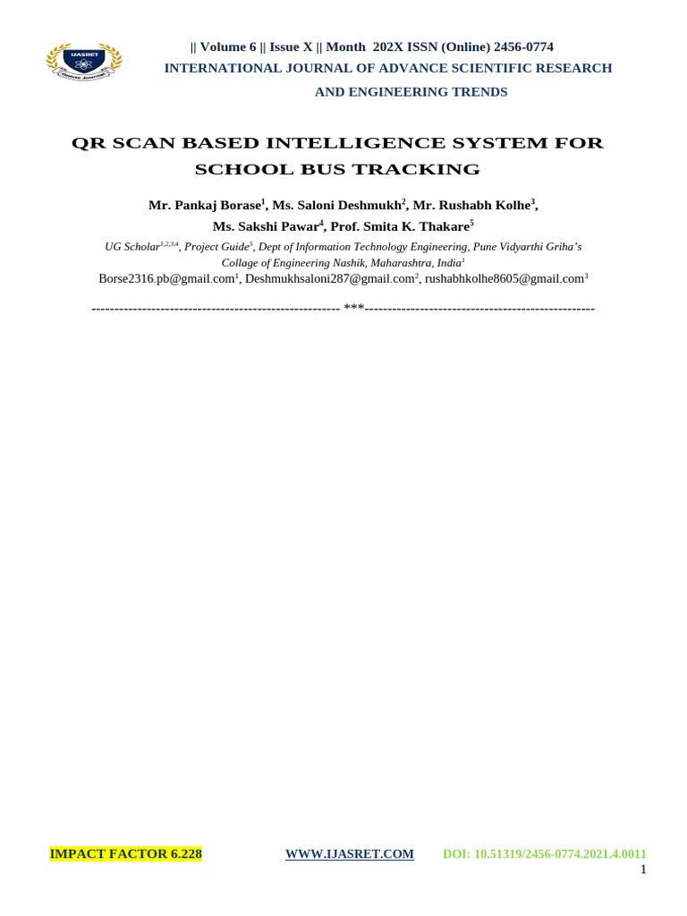 School Bus Tracking System - Publish - Paper | PDF | Internet Of Things ...