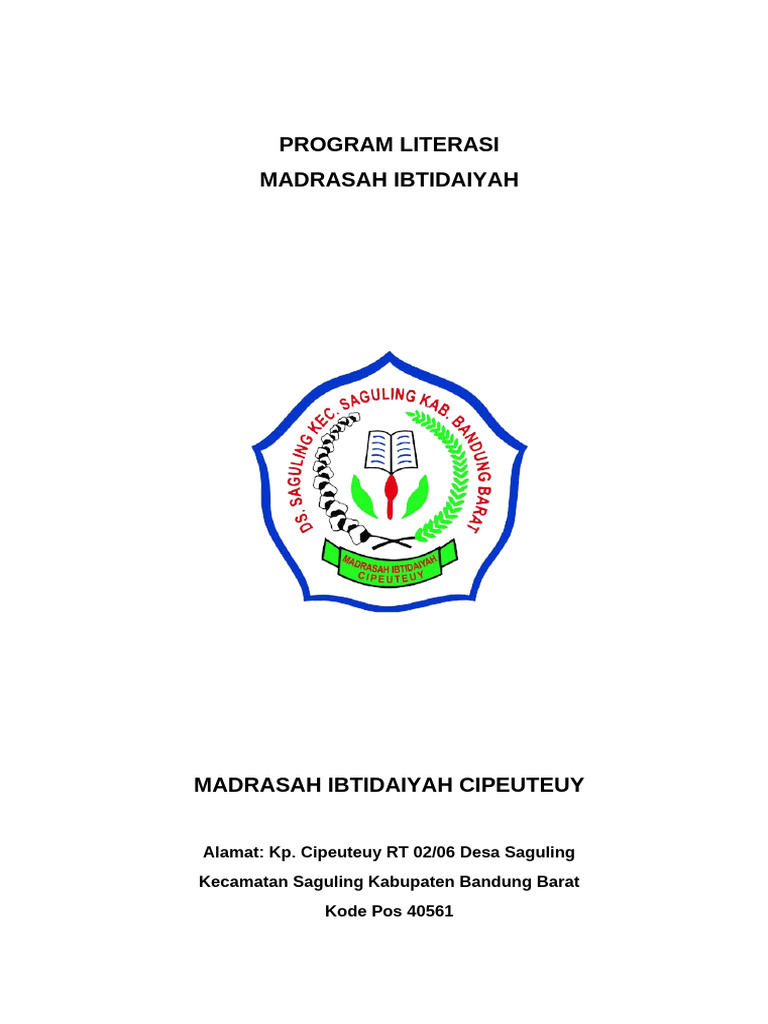 Program Literasi - Mi Cipeuteuy - 2024 | PDF