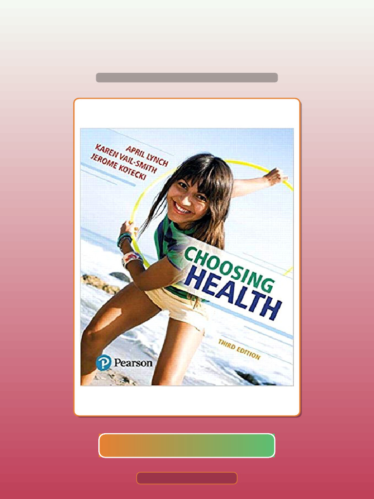 Choosing Health 3rd Edition by April Lynch Ebook and TestBank Bundle ...