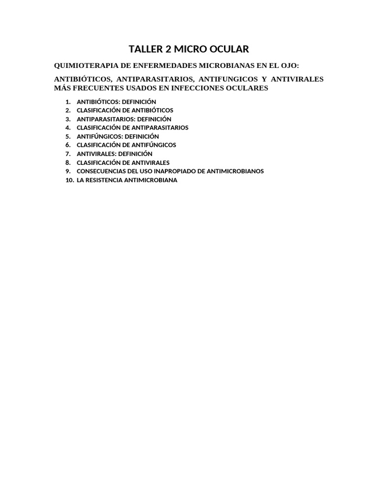 Taller 2 Micro Ocular | PDF