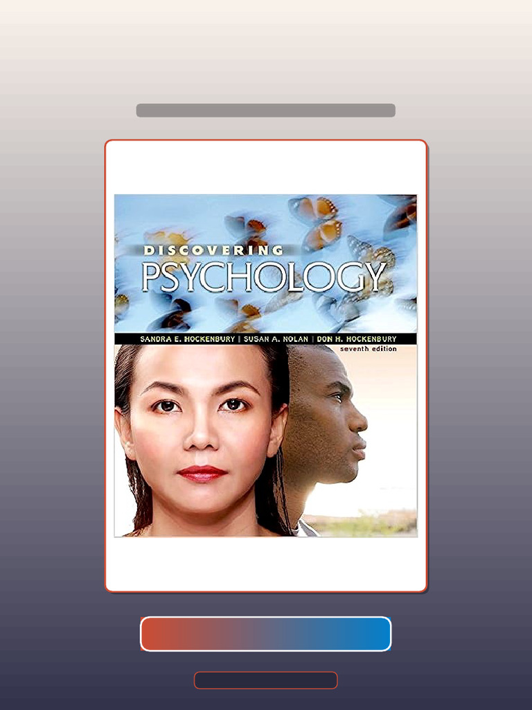 Discovering Psychology 7th Edition by Hockenbury Test Bank PDF