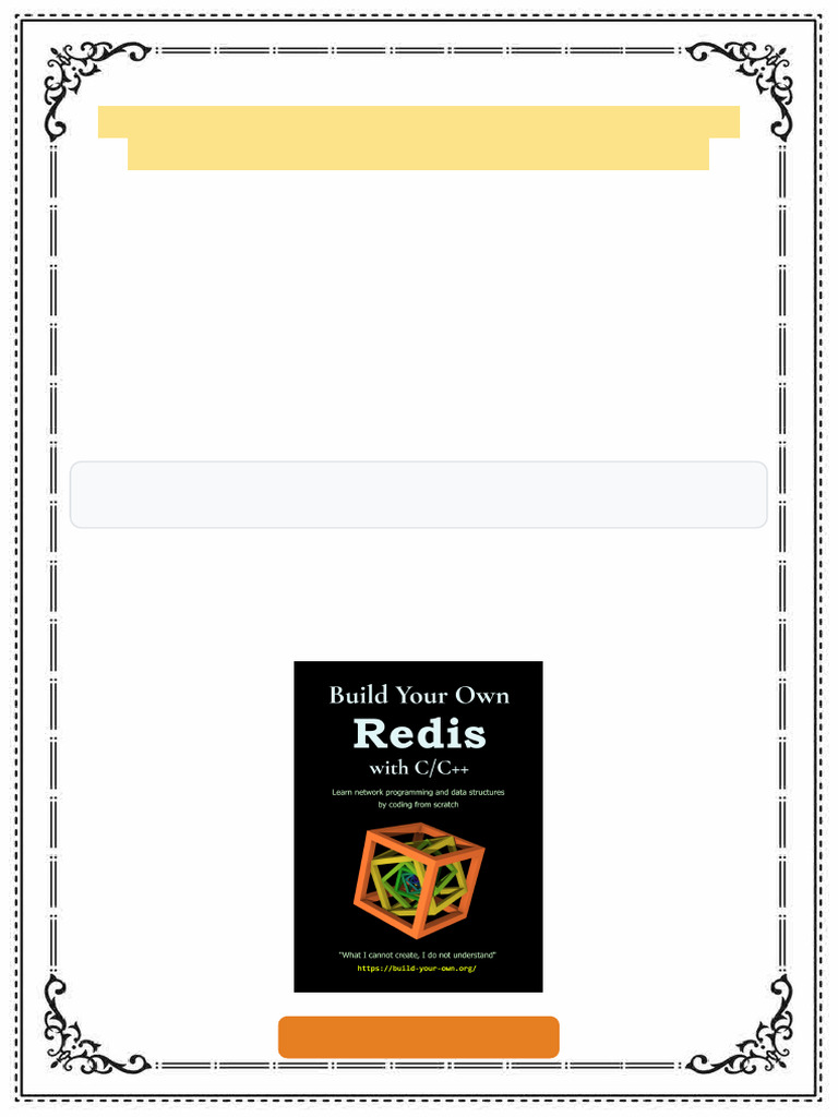 Build Your Own Redis with C C James Smith ebook ultra-clear pdf | PDF ...