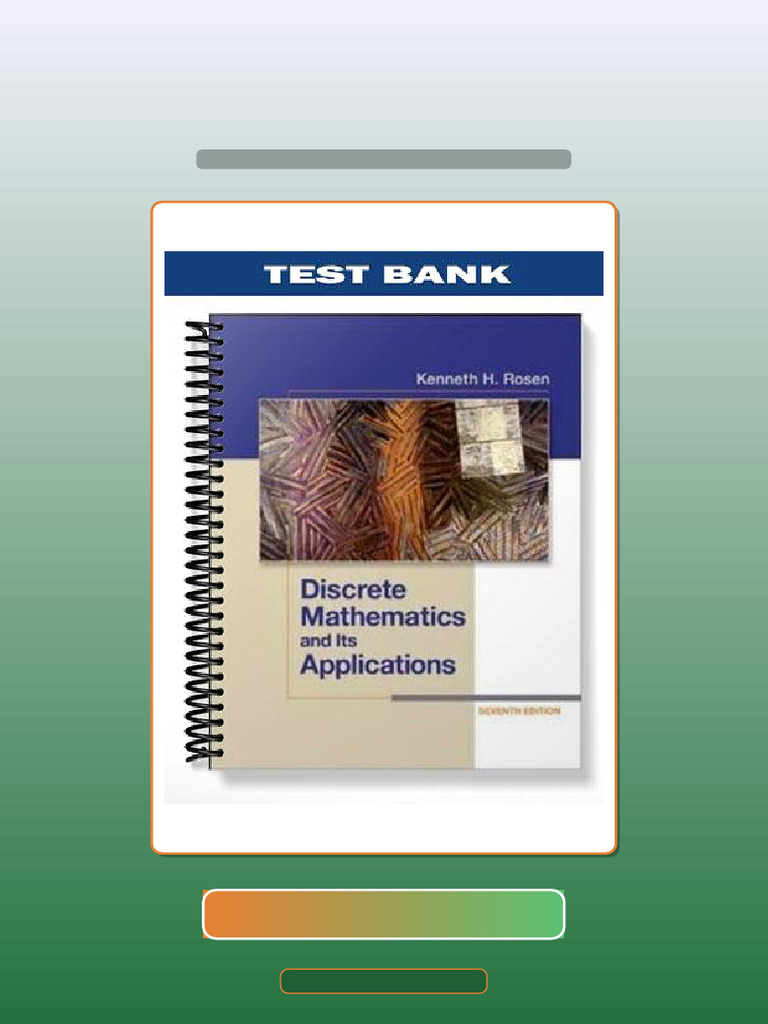Discrete Mathematics and Its Applications 7th Edition by Kenneth Rosen ...