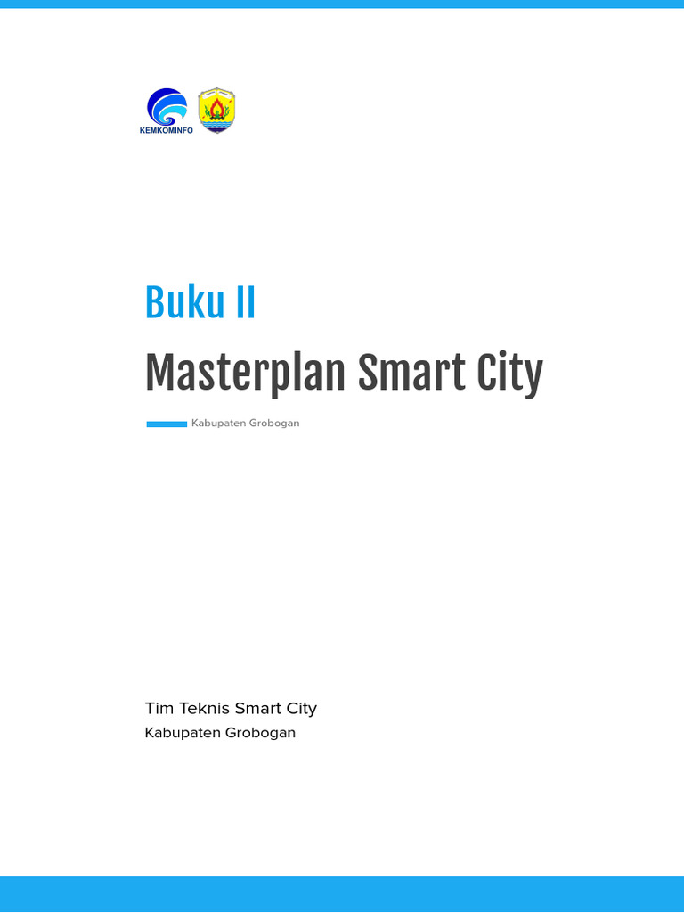Masterplan Smart City Grobogan 2018-2023 | PDF