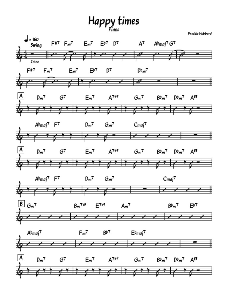 Happy times piano | PDF