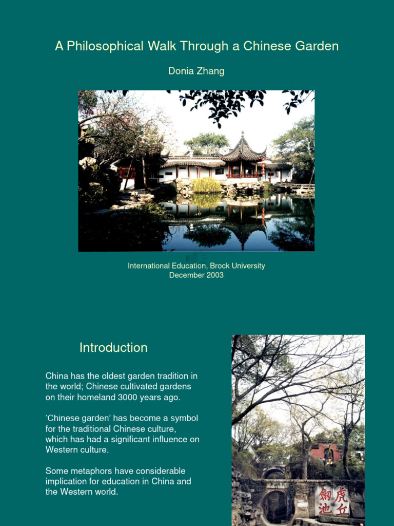 Exploring Chinese Garden Philosophy | PDF | Yin And Yang