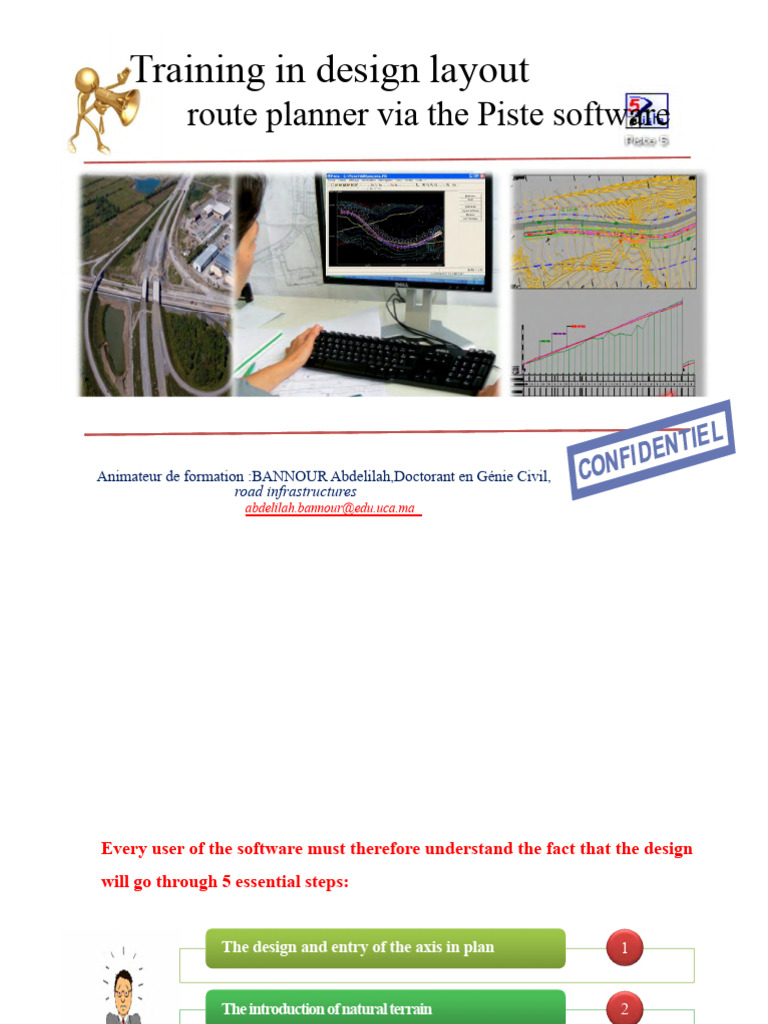Piste Software Road Design Training | PDF | Coordinate System | Surveying