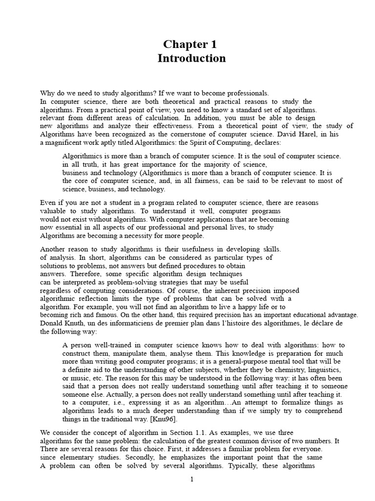 Importance of Studying Algorithms | PDF | Computer Science ...