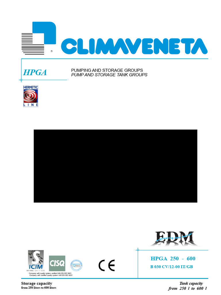 HPGA_250_600_A_12_00_IT_GB | PDF | Pump | Stainless Steel