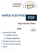 Baños Electrolíticos