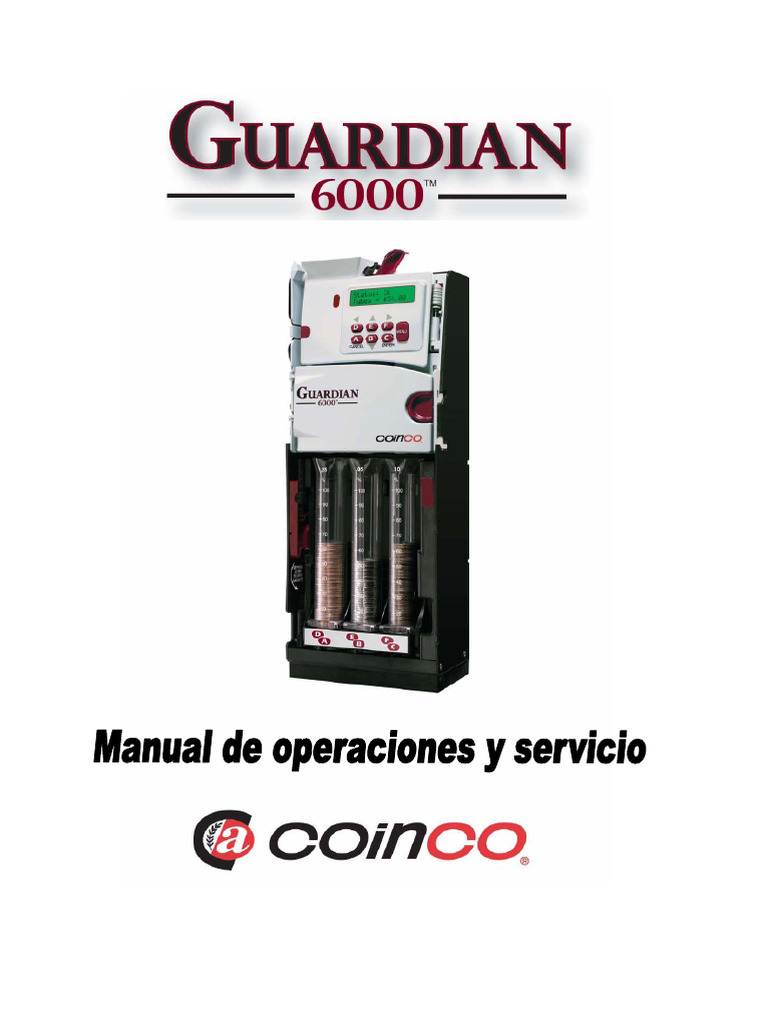 Guardian 6000TM in Spanish Ok | PDF | Vending Machine | Currency