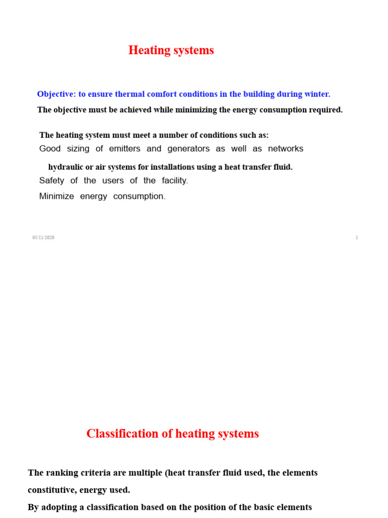 Heating Systems: Types and Efficiency | PDF | Heat Transfer | Radiator