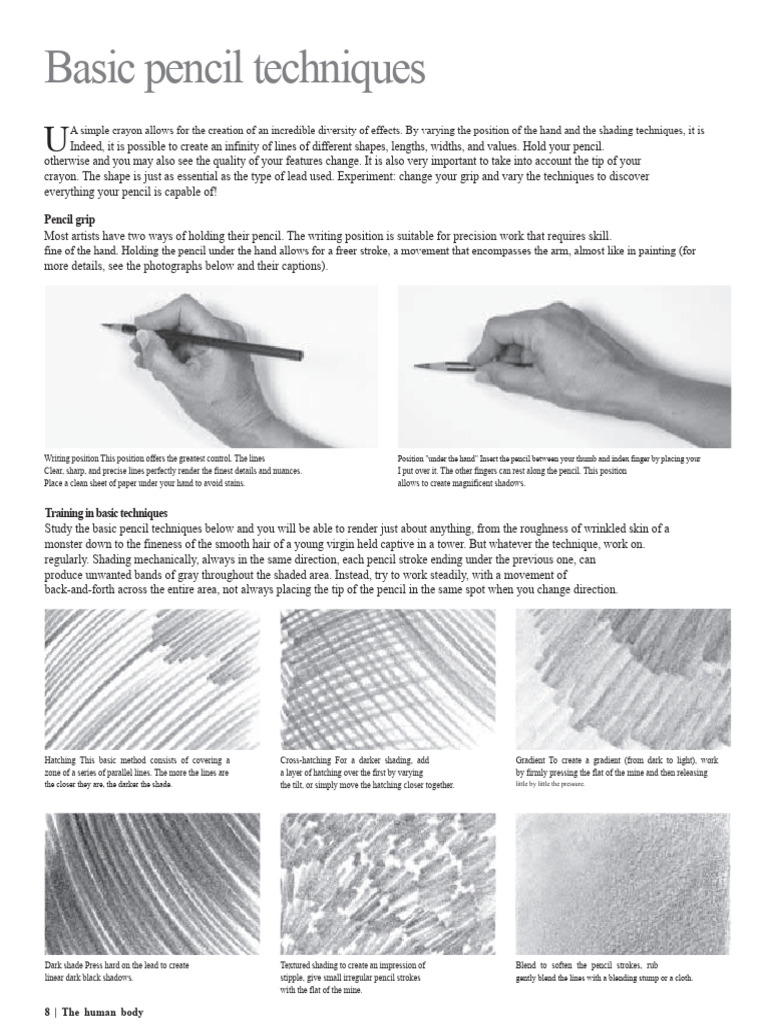 Mastering Basic Pencil Techniques | PDF | Drawing | Triangle
