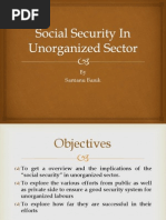 Social Security in Unorganized Sector