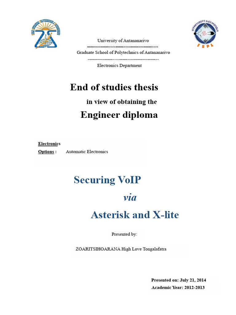 Securing VoIP with Asterisk and X-Lite | PDF | Session Initiation ...
